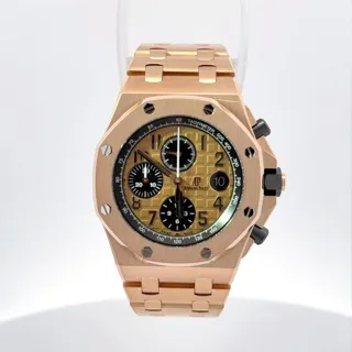 Audemars Piguet Royal Oak Offshore 26470OR.OO.1000OR.01 42mm Rose gold Golden