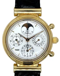 IWC Da Vinci Perpetual Calendar IW3750 (DA  ) 39mm Yellow gold White