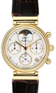 IWC Da Vinci Chronograph IW3735 (DA  ) 29mm Yellow gold White