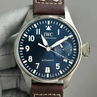 IWC Big Pilot IW501002 (LE  ) 46.2mm Stainless steel Blue