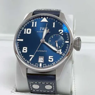 IWC Big Pilot IW500908 (LE  ) 46.2mm Stainless steel Blue