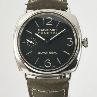 Panerai Radiomir Black Seal PAM 00183 45mm Stainless steel Black