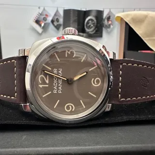 Panerai Radiomir 1940 PAM 00662 47mm Stainless steel Brown