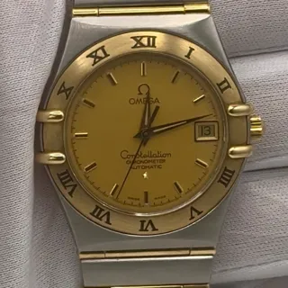 Omega Constellation 1302.10.00 35mm Yellow gold and Stainless steel Silver