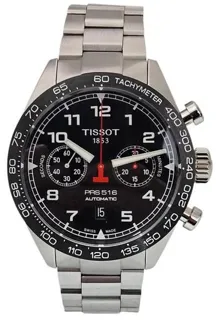 Tissot PRS 516 T131.627.11.052.00 45mm Ceramic and Stainless steel Black