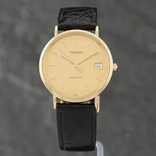 Tissot Seastar 33mm Yellow gold Champagne