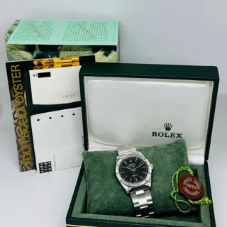 Rolex Air King 14010 34mm Stainless steel Black