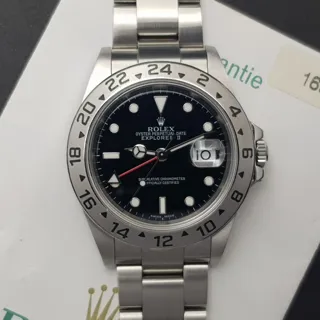 Rolex Explorer II 16570 40mm Stainless steel Black