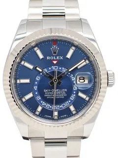 Rolex Sky-Dweller 326934 42mm Yellow gold and Stainless steel Blue