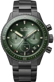 Blancpain Fifty Fathoms Bathyscaphe Chronographe Flyback 5200-0153-01S Ceramic Green