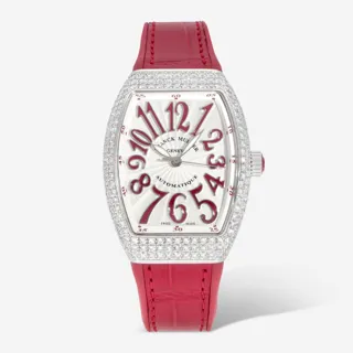 Franck Muller Vanguard V 32 SC AT FO D 32mm White gold White