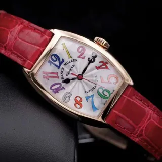 Franck Muller Color Dreams 7500 SC AT FO COL DRM.SS OR 7500SCATFOCOLDRM.SS 29mm Rose gold Silver