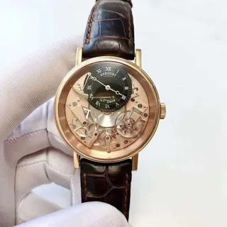 Breguet Tradition 7057br/g9/9w6 40mm Rose gold Black and Gray