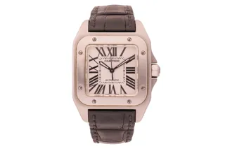 Cartier Santos 100 2878 Stainless steel Silver