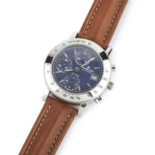 Universal Genève Compax 898.400 Stainless steel Blue