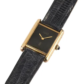 Cartier Must de Cartier 23mm Vermeil Black