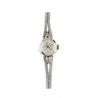 Baume & Mercier 15mm 18k white gold Silver