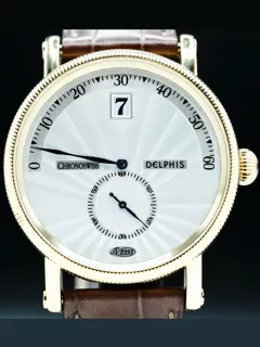 Chronoswiss Delphis CH 1421 38mm Rose gold Silver