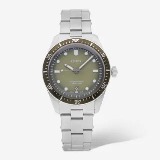 Oris Divers Sixty Five 01 733 7707 4057-07 8 20 18 40mm Stainless steel Green