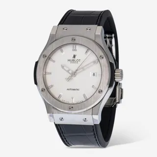 Hublot Classic 542.NX.2610.LR 42mm Titanium Silver