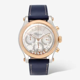 Chopard Happy Sport 278615-6001 40mm Rose gold and Stainless steel Silver