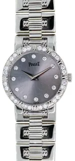 Piaget Dancer 80564 K81 28mm White gold Silver