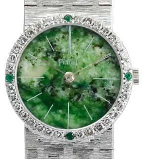 Piaget Limelight 9706 24mm White gold Green