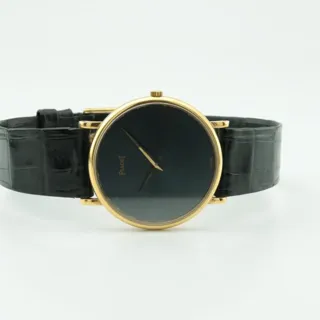 Piaget Dancer 9025 30mm Yellow gold Black