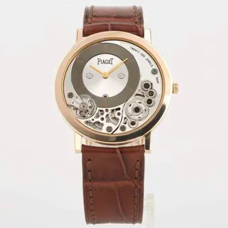 Piaget Altiplano G0A39110 38mm Rose gold Silver