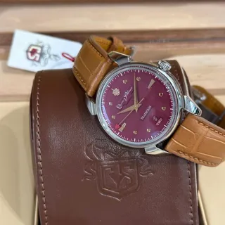 Cuervo y Sobrinos Historiador 3195.15R.BY Stainless steel Burgundy