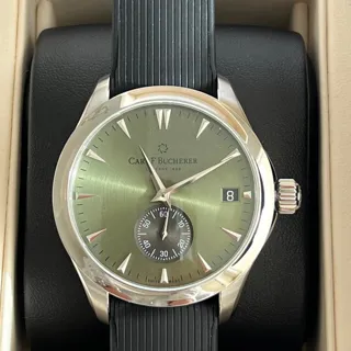 Carl F. Bucherer Manero 00.10924.08.93.02 40.5mm Stainless steel Green