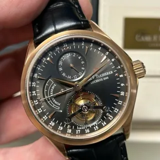 Carl F. Bucherer Manero 00.10918.03.33.01 42mm Rose gold Black