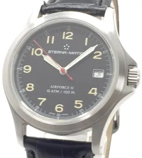 Eterna Matic 8407.41 36mm Stainless steel Black