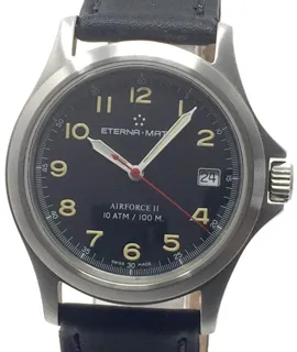 Eterna Matic 8407.41 36mm Stainless steel Black