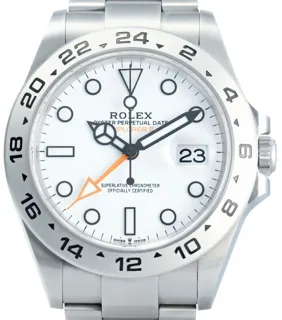 Rolex Explorer II 226570 42mm Stainless steel White