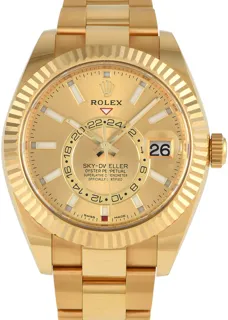 Rolex Sky-Dweller 326938 42mm Yellow gold Champagne