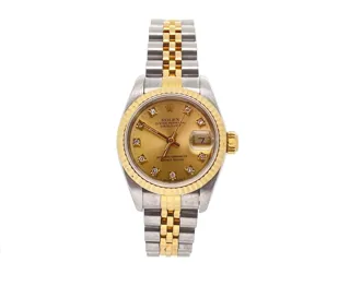 Rolex Lady-Datejust 69173 Stainless steel Champagne