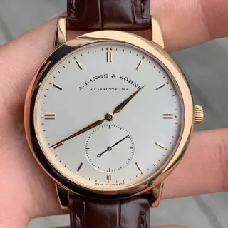 A. Lange & Söhne Saxonia 307.032 Rose gold Silver