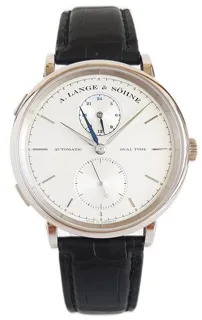 A. Lange & Söhne Saxonia 385.026 40mm White gold Silver