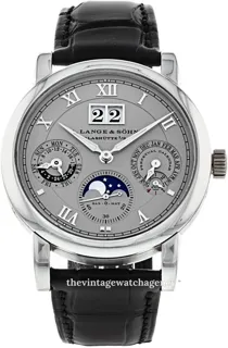 A. Lange Langematik-Perpetual 310.025 Platinum Silver