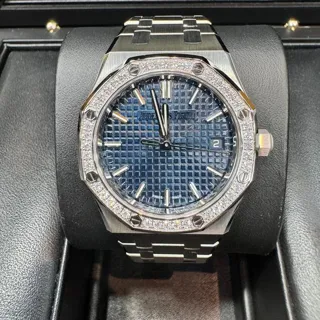 Audemars Piguet Royal Oak Selfwinding 77351ST.ZZ.1261ST.01 ( OAK ) 34mm Stainless steel Blue