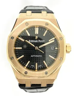 Audemars Piguet Royal Oak Selfwinding 15450OR.OO.D002CR.01 ( OAK  ) 37mm Rose gold Black