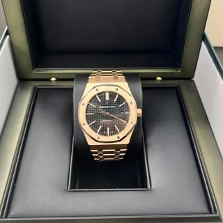 Audemars Piguet Royal Oak Selfwinding 15400OR.OO.1220OR.01 ( OAK  ) 41mm Rose gold Black