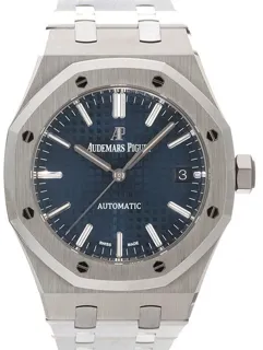 Audemars Piguet Royal Oak Selfwinding 15450ST.OO.1256ST.03 ( OAK  ) 37mm Stainless steel Blue