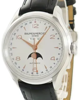 Baume & Mercier Clifton MOA10055 43mm Stainless steel Silver