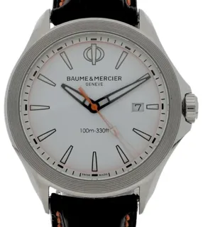 Baume & Mercier Clifton 10410 42mm Stainless steel White