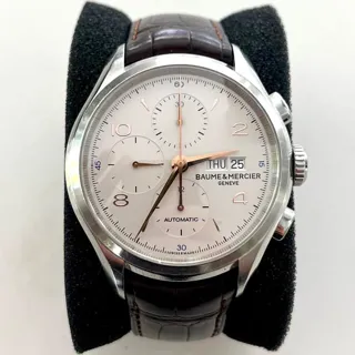 Baume & Mercier Clifton MOA10129 43mm Stainless steel Silver