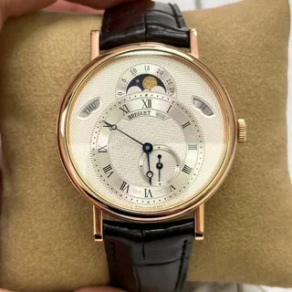 Breguet Classique 7337BR/1E/9V6 39mm Rose gold Silver and White