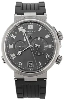 Breguet Marine 5547TI/G2/5ZU 40mm Titanium Gray