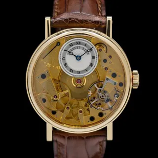 Breguet Tradition 7027BA/11/9V6 38mm Yellow gold